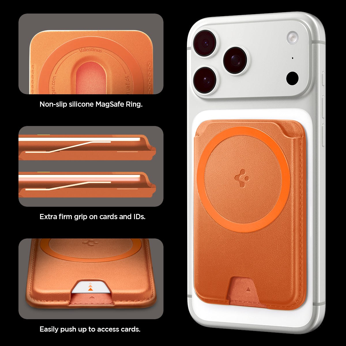 MagSafe 3 Cards Holder Valentinus (MagFit) - Spigen.com Official