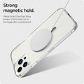 ACP03803 - OneTap MagSafe Metal Plate (MagFit) in matte black showing the strong magnetic hold. Metal build OneTap Ring keeps a firm hold on to its magnetic counterpart