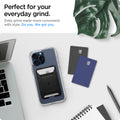 AFA07150 - MagSafe 3 Card Holder Rugged Armor (MagFit) in Black showing the perfect for your everyday grind, daily grind made more convenient with style