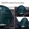 AGL09280 - Mini Cooper 9.4-inch Screen Protector GLAS.tR SLIM | Anti-Glare Precision fit screen protector follows the 9.4 inch circular display for seamless coverage