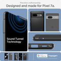 ACS05816 - Pixel 7a Case Rugged Armor in matte black precision craftsmanship designed and made for pixel 7.