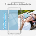 ACS05817 - Pixel 7a Case Ultra Hybrid in crystal clear showing the anti-yellowing protection. A case for long-lasting clarity. 