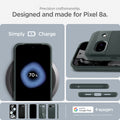 ACS07258 - Pixel 8a Case Liquid Air in Abyss Green precise craftsmanship designed and made for pixel 8a. made for google.
