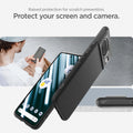 ACS06274 - Pixel 8 Case Liquid Air in Matte Black raised protection for scratch prevention. Protect your screen and camera.