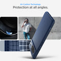 ACS06275 - Pixel 8 Case Liquid Air in navy blue aircushion technology. protection at all angles.