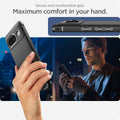 ACS06277 - Pixel 8 Case Rugged Armor in matte black secure and comfortable grip. Maximum comfort in your hand.