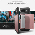 ACS06287 - Pixel 8 Case Slim Armor CS in rose gold we got you covered. Privacy is everything.