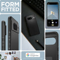 ACS06288 - Pixel 8 Case Thin Fit in black simple and modern. Form-fitted.