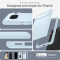 ACS06290 - Pixel 8 Case Thin Fit in mute blue precision craftsmanship designed and made for pixel 8.