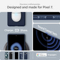 ACS04697 - Pixel 7 Case Liquid Air in navy blue precision craftsmanship designed and made for pixel 7.