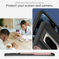 ACS04705 - Pixel 7 Case Slim Armor CS in rose gold  lifted to prevent surface scratches. Protect your screen and camera.
