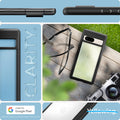 ACS04700 - Pixel 7 Case Ultra Hybrid in matte black showing the different angles