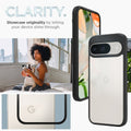 ACS07690 - Pixel 9 Pro Case Ultra Hybrid in Matte Black clarity. Showcase originality by letting your device shine through.
