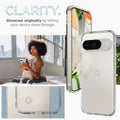 ACS07687 - Pixel 9 Pro Case Ultra Hybrid in Crystal Clear clarity. Showcase originality by letting your device shine through.
