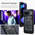 ACS07688 - Pixel 9 Pro Case Ultra Hybrid Zero One in Zero One  Sleek teardown print highlights the sleek internal design of your pixel.