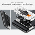 AGL06355 - Pixel 8 Pro Optik Lens Protector quick and easy to install. Alignment tray for easy application.