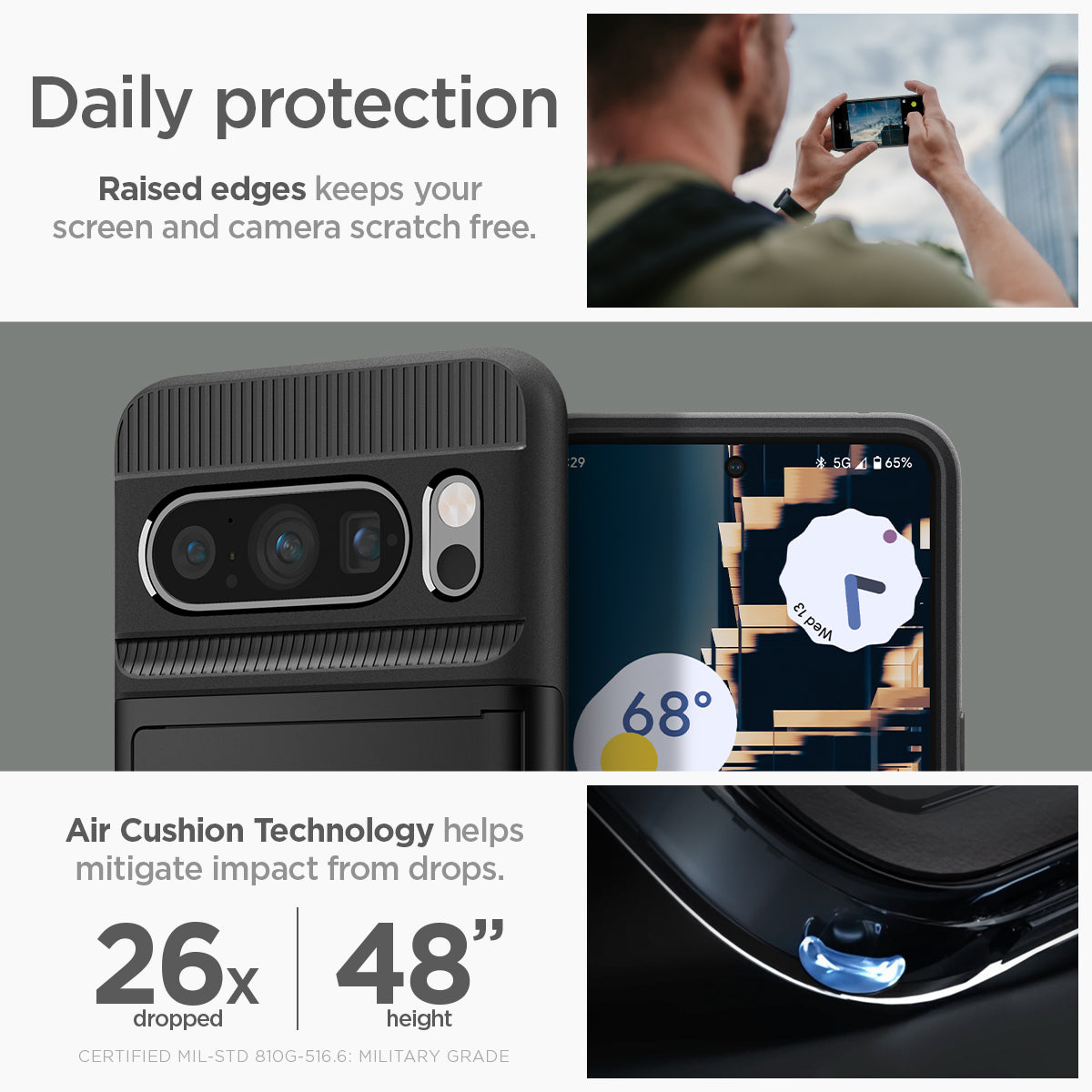ACS06323 - Pixel 8 Pro Case Slim Armor CS in black