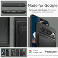 ACS06323 - Pixel 8 Pro Case Slim Armor CS in black made for google. Partnered with google for quality and precise craftsmanship.