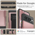 ACS06324 - Pixel 8 Pro Case Slim Armor CS in rose gold made for google. Partnered with google for quality and precise craftsmanship.