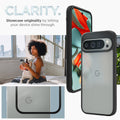 ACS07724 - Pixel 9 Pro XL Case Ultra Hybrid in Matte Black clarity. Showcase originality by letting your device shine through.

