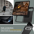 ACS05919 - Pixel Fold Series Case Thin Fit in black daily protection drop protected via Air cushion technology. Surface scratch prevention with raised lips.