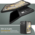 ACS05919 - Pixel Fold Series Case Thin Fit in black slim as gets. Form fitted pro file for those who want to keep it as simple as possible.