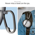 ACS05295 - Pixel Buds Pro 2 Case Ultra Hybrid in Charcoal showing the easy to carry. Never miss a beat on the go
