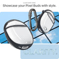 ACS05295 - Pixel Buds Pro 2 Case Ultra Hybrid in Charcoal showing your pixel buds with style. Louder and clear