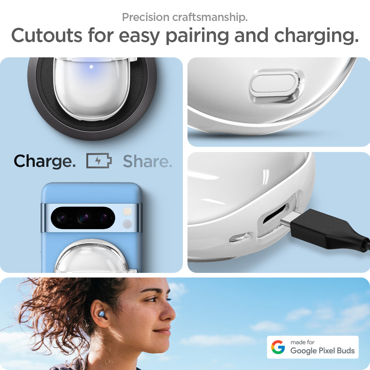 Pixel Buds Series Ultra Hybrid Case - Spigen.com Official
