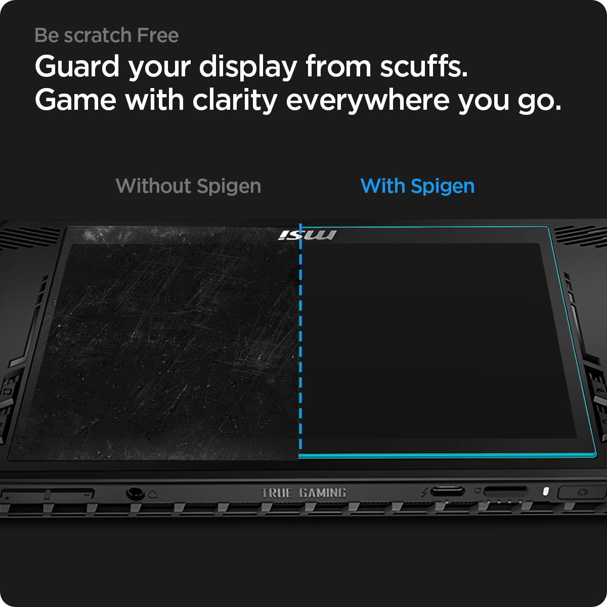 AGL09754 - Claw AI+ A2VM GLAS.tR Slim be scratch free. guard your display from scuffs. game with clarity everywhere you go.