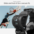 AMP07556 - Pixel Watch 5 (41mm) Rugged Band Matte Black perfect stability. slide and lock it for a secure fit.