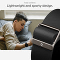 AMP07601 - Pixel Watch 5 (45mm) Lite Fit Black lightweight woven construction provides breathable comfort for all-day wear.