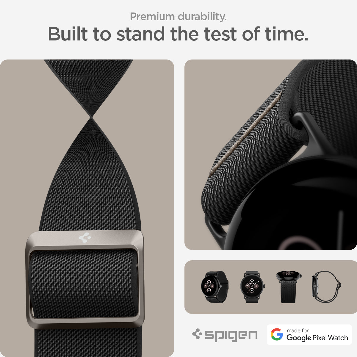 AMP07601 - Pixel Watch 3 (45mm) Case Lite Fit in Black premium durability built to stand the test of time.