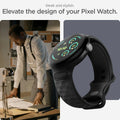 AMP10192 - Pixel Watch 5 (45mm) Parallax Matte Black sleek and stylish. elevate the design of your pixel watch
