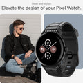 AMP07600 - Pixel Watch 5 (45mm) Rugged Band Matte Black sleek and stylish. elevate the design of your pixel watch.
