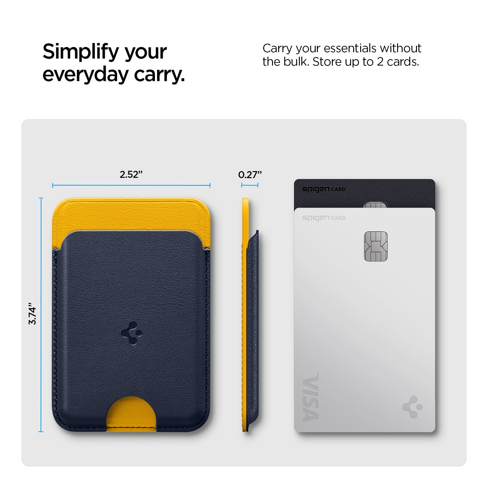 AFA06390 -  MagSafe Card Holder Nano Pop (Mag Fit) in Blueberry Navy