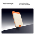 AFA11341 - MagSafe Card Holder Nano Pop (Mag Fit) in Orange Beige showing  two-tone style.
