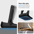 AMP05302 - Galaxy Watch Night Stand S353 in black showing the non-slip grip. NanoPad base keeps it firmly in place and free from adhesive residue