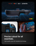 ACS09310 - Nintendo Switch 2 Case Dual Grip in Black showing the precise cutout for all essentials. High quality case with detailed technology