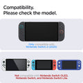 AGL09111 - Nintendo Switch 2 GLAS.tR EZ Fit in Clear showing the compatibility. Only compatible with Nintendo Switch 2 (2025) Not compatible with Nintendo Switch OLED, Nintendo Switch, and Nintendo Switch Lite
