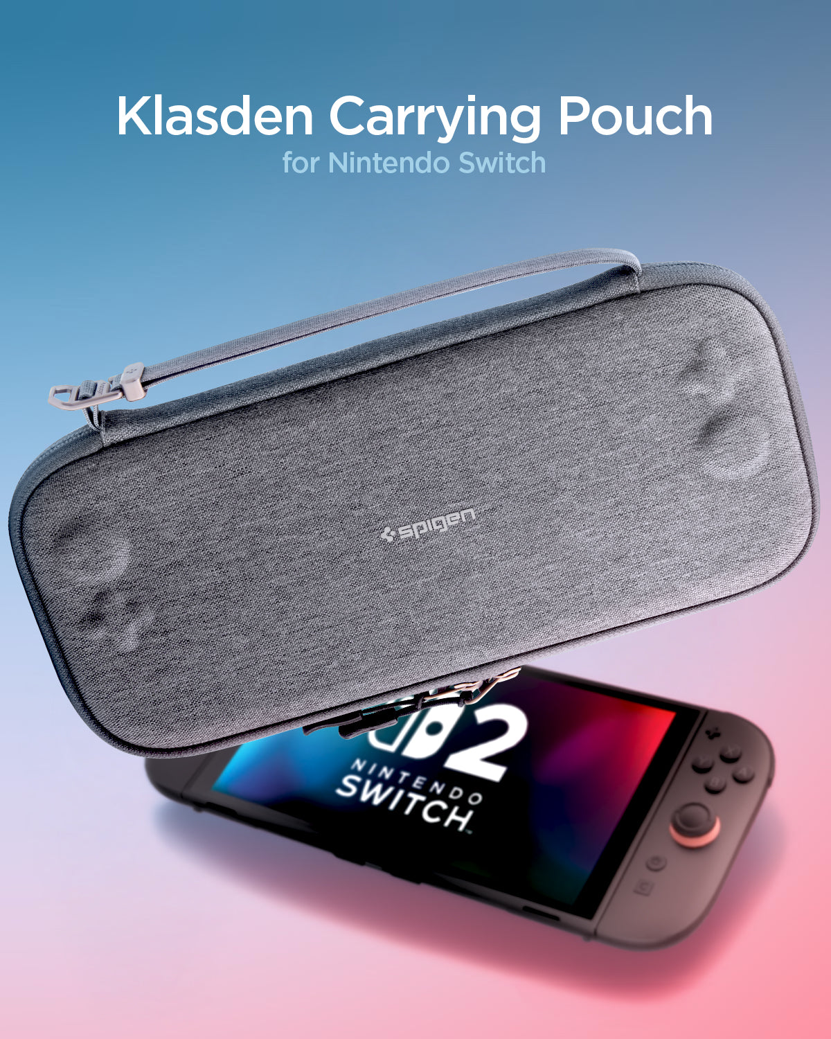 AGP10197 - Nintendo Switch 2 Klasden Pouch 2 in Charcoal Gray