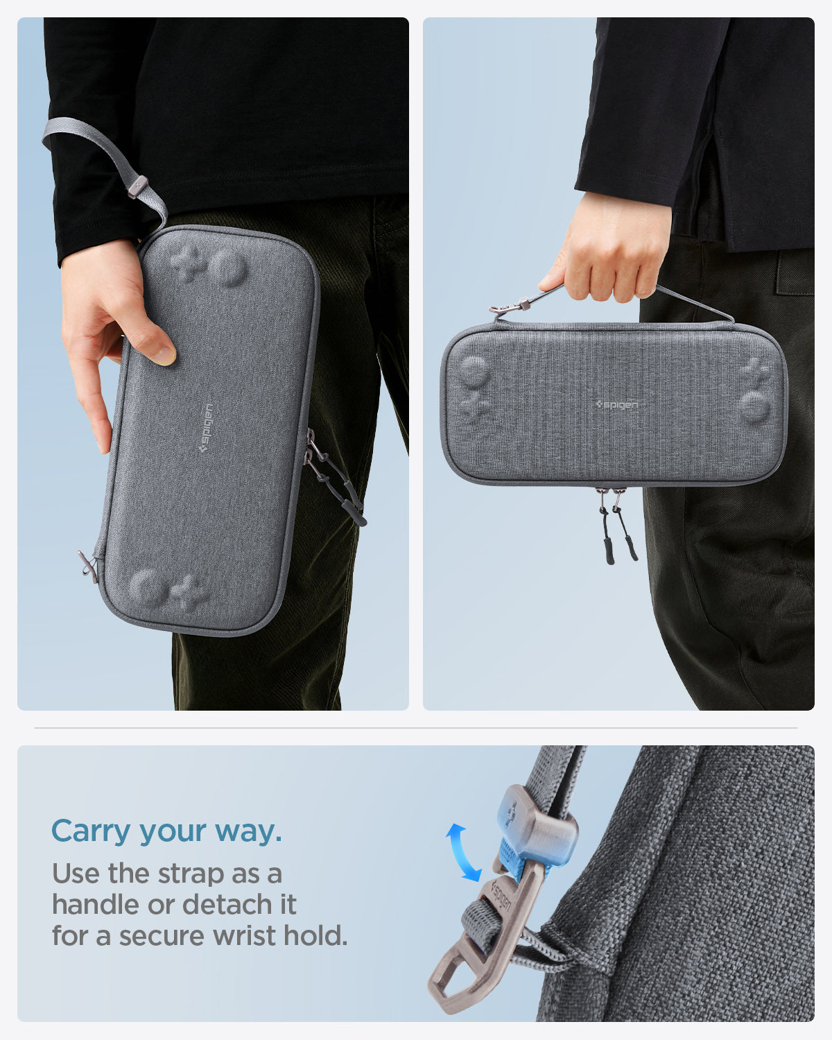 AGP10197 - Nintendo Switch 2 Klasden Pouch 2 in Charcoal Gray