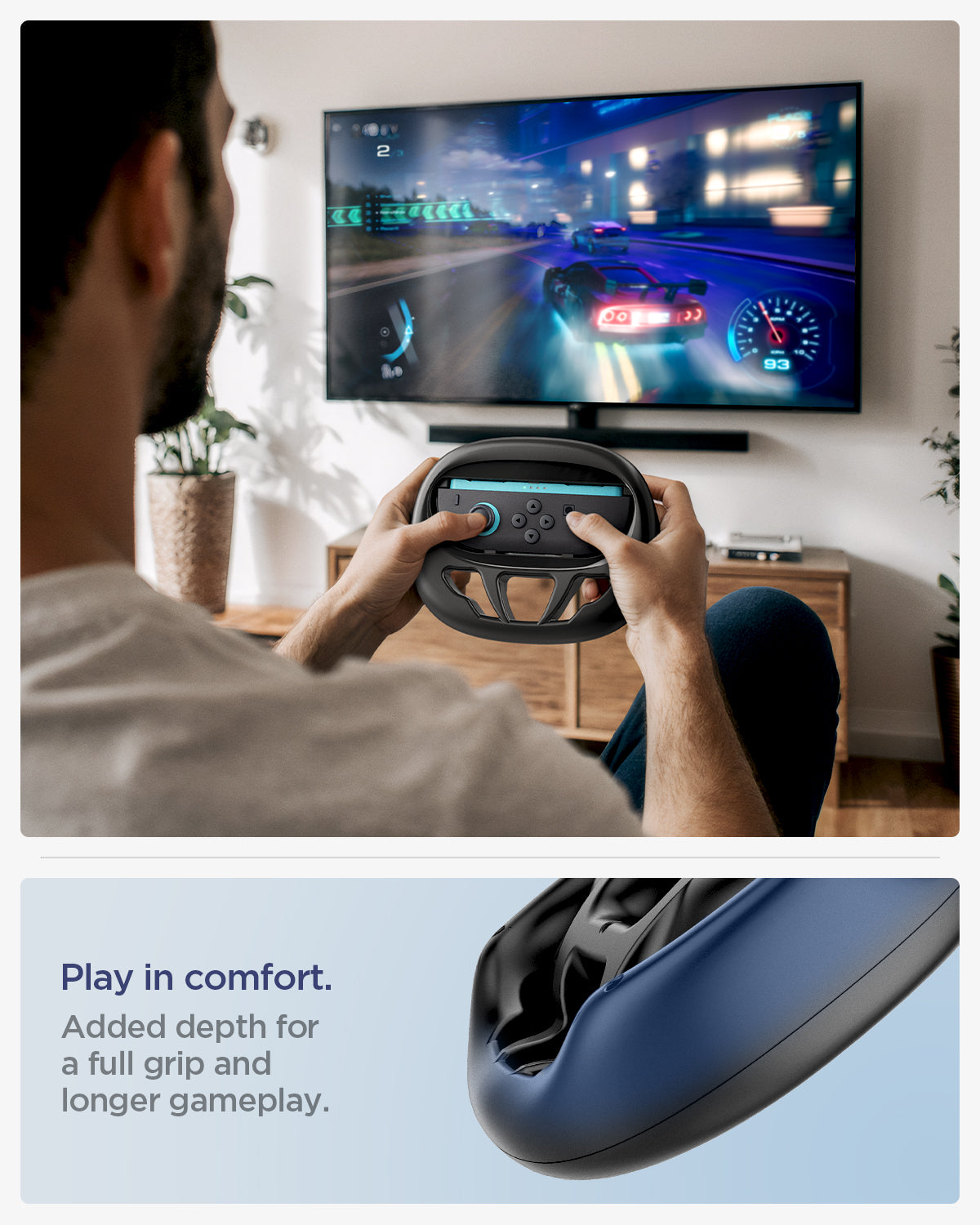 Nintendo Switch 2 Joy-Con Steering Wheel - Spigen.com Official