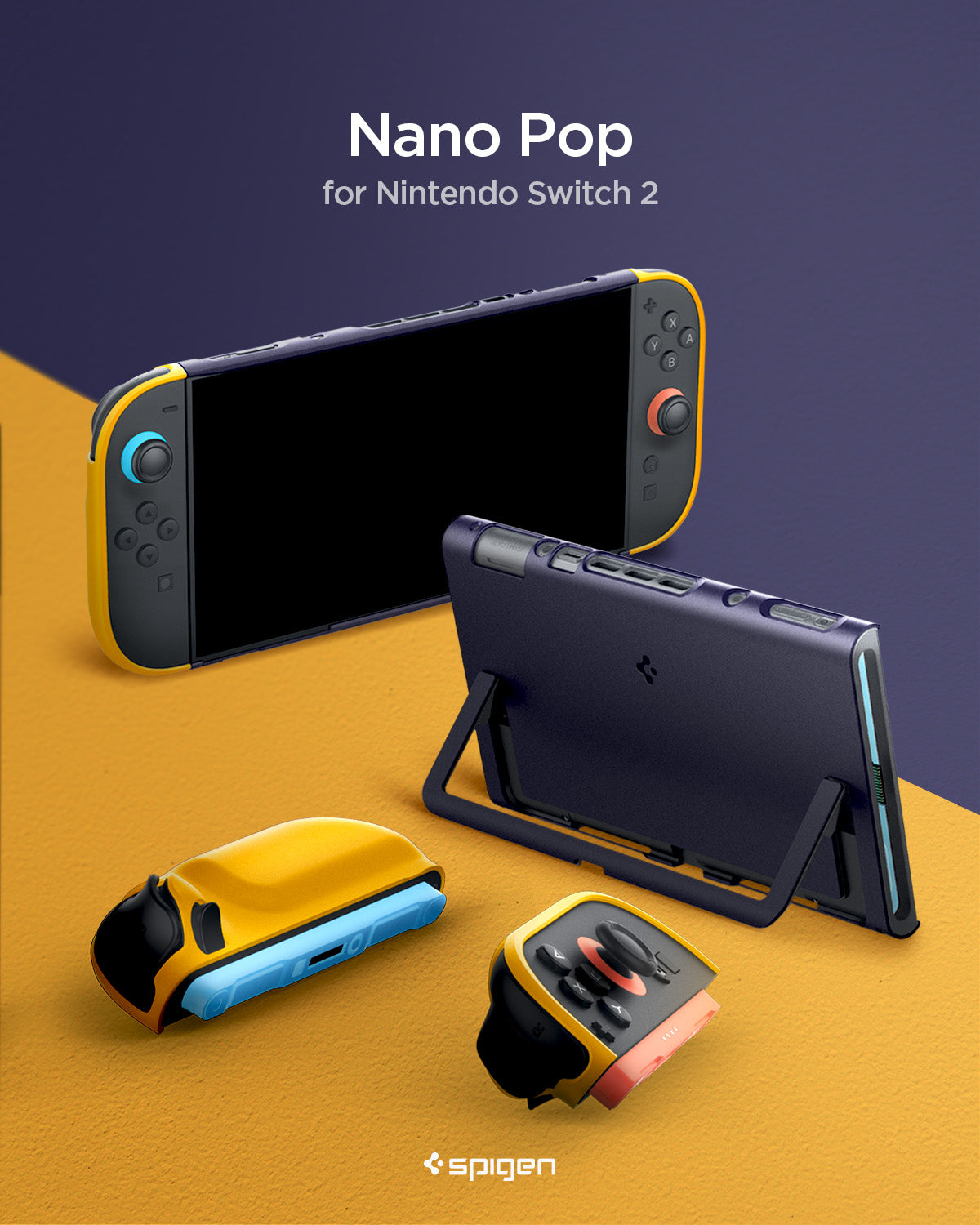 ACS10205 - Nintendo Switch 2 Case Nano Pop in Blueberry Navy showing only compatible with Nintendo switch 2 (2025)