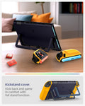 ACS10205 - Nintendo Switch 2 Case Nano Pop in Blueberry Navy showing kickstand cover. kick back and game in comfort with full stand function