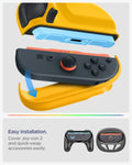 ACS10205 - Nintendo Switch 2 Case Nano Pop in Blueberry Navy showing easy installation. cover joy con 2 and quick swap accessories easily