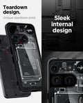ACS08568 - Nothing Phone 3 Ultra Hybrid Zero One showing the teardown design. Unique teardown print. Sleek internal design
