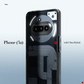 ACS09373 - Nothing Phone (3a) Case Ultra Hybrid in Space Crystal showing Phone (3a) with ultra hybrid.