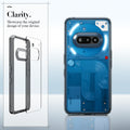 ACS09373 - Nothing Phone (3a) Case Ultra Hybrid in Space Crystal clarity. Showcase the original design of your device.