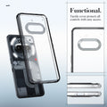 ACS09373 - Nothing Phone (3a) Case Ultra Hybrid in Space Crystal functional. Tactile cover protects all controls with easy access.